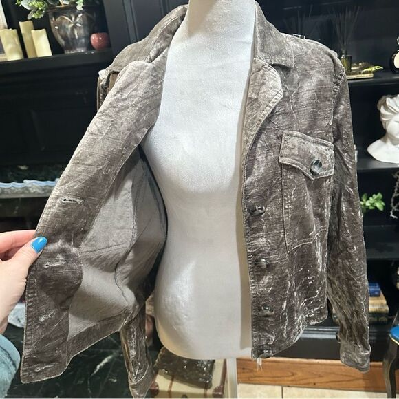 Cabi Deep Olive Green Sunday Topper Jacket Size Medium - Picture 10 of 12